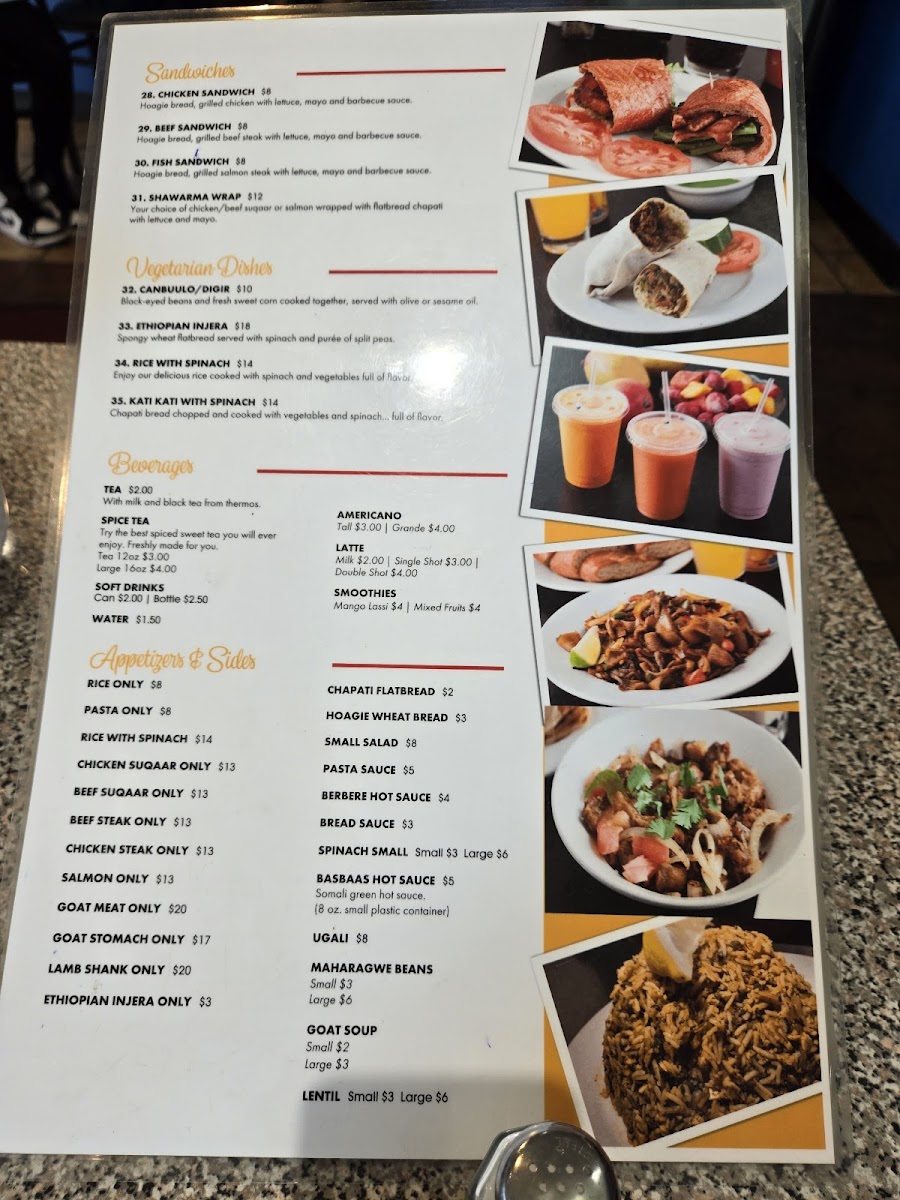 Juba Restaurant & Café Menu - Image 2